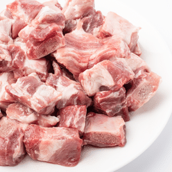 Diced Pork Spare Ribs, Frozen 2 lb