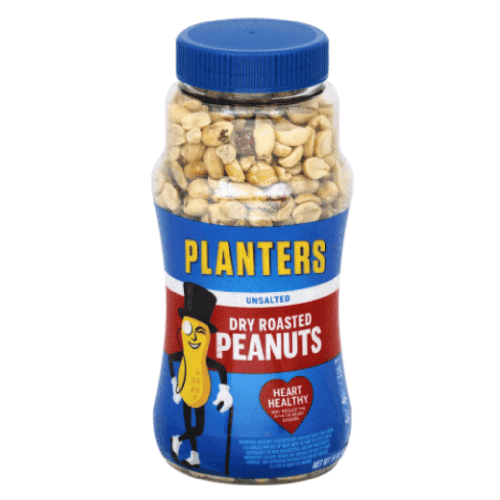 Planters Cacahuates rostizados sin sal 453 gramo(s)
