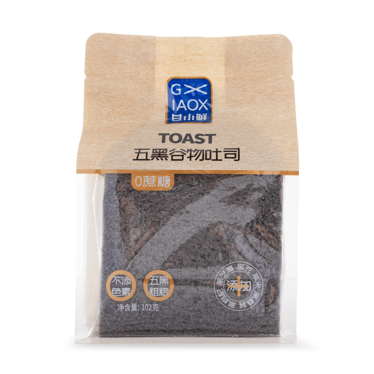 甘小鲜 테두리 없는 식빵 검은 곡물 5종 102 그램