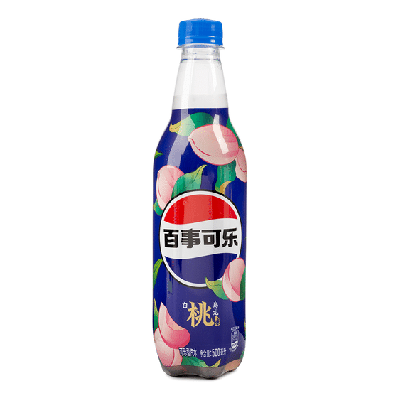weee_beverages_Pepsi White Peach Oolong Bottled 500 ml