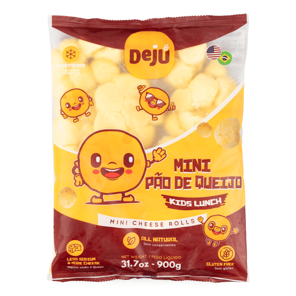 Pão de Queijo Deju Kids Mini 900 g