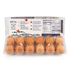 Pete and Gerry's Organic Large Brown Eggs 12 ct 12 count
