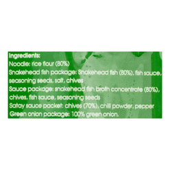 Ca Men Thick Rice Noodle with Snakehead Fish Soup Frozen 8 oz