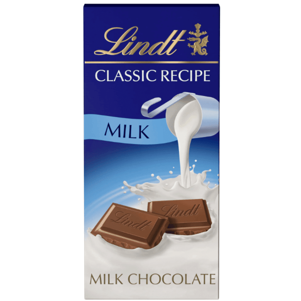 Barra de Chocolate con Leche Clásica Lindt 4.4 onza(s)