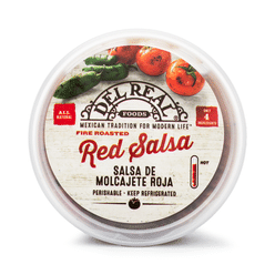 Del Real Molcajete Red Salsa, Fire Roasted 15 oz