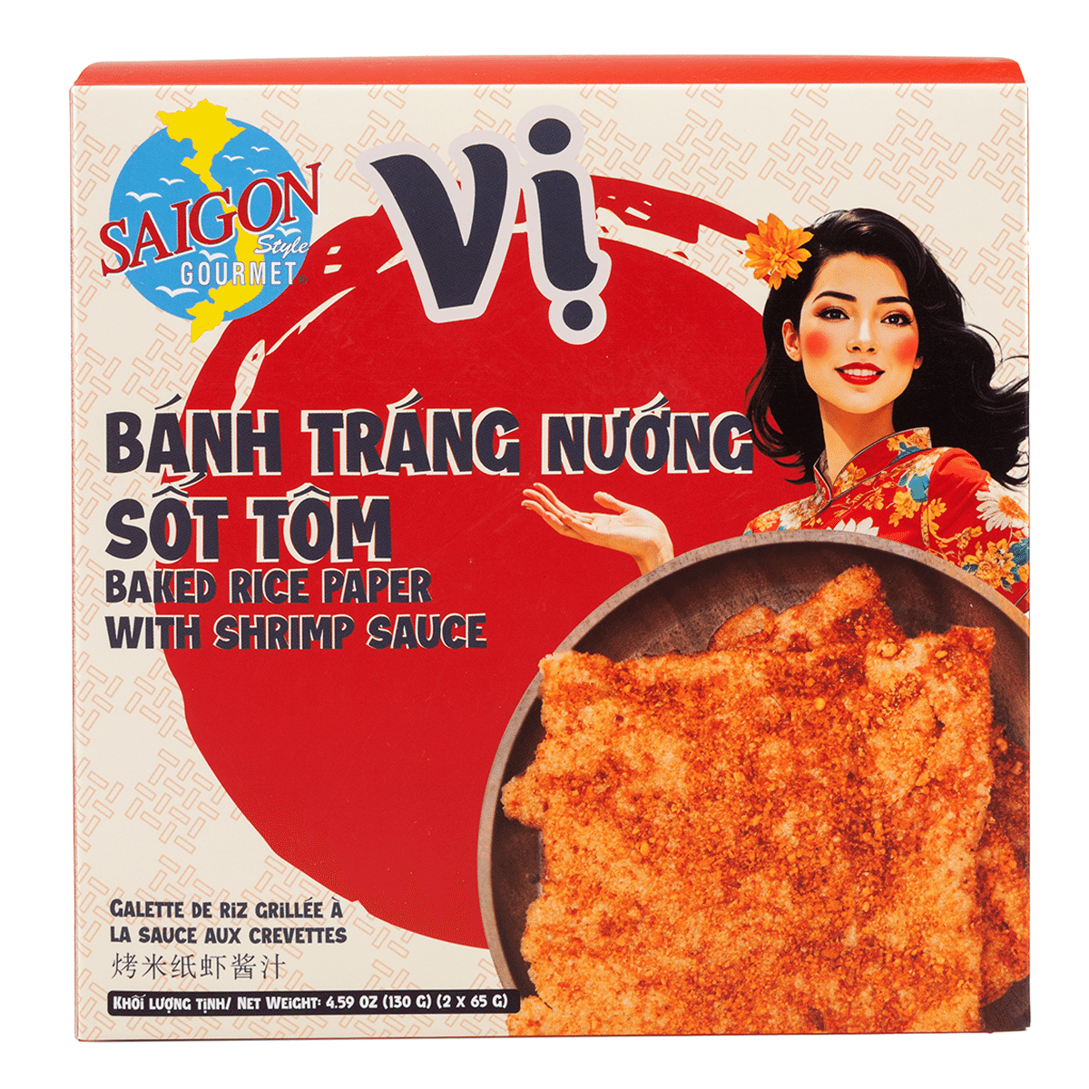 Saigon Gourmet Baked Rice Paper with Shrimp Sauce 4.59 oz