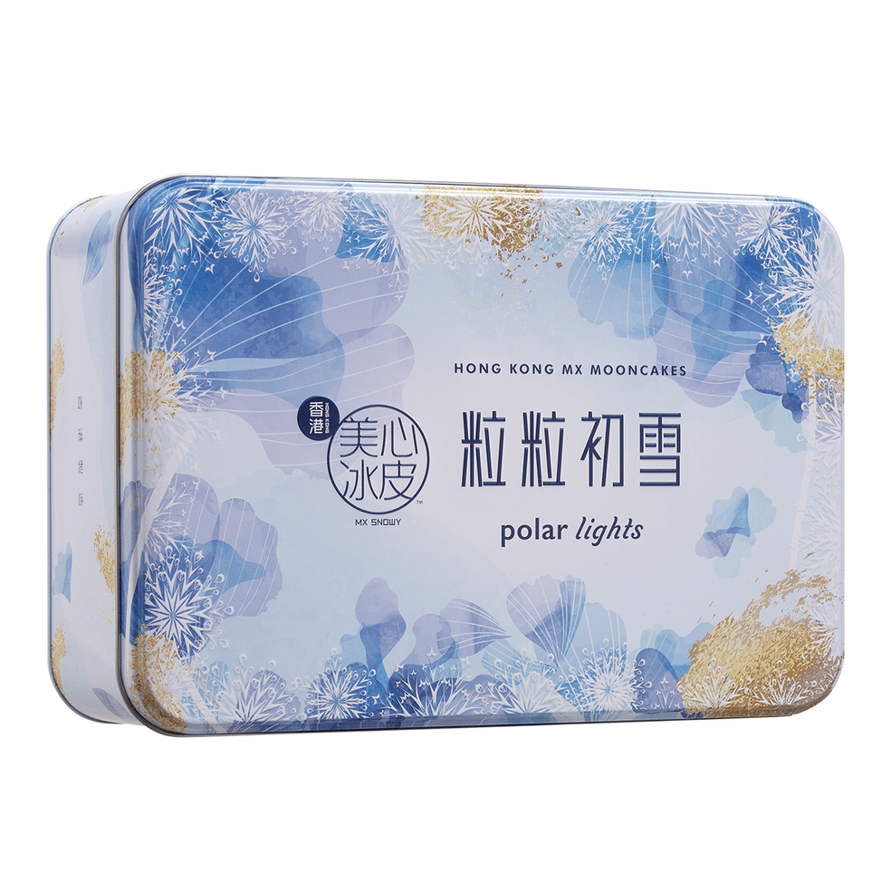 Get Hong Kong MX Snowy Polar Lights Mooncake Gift Box 360 g