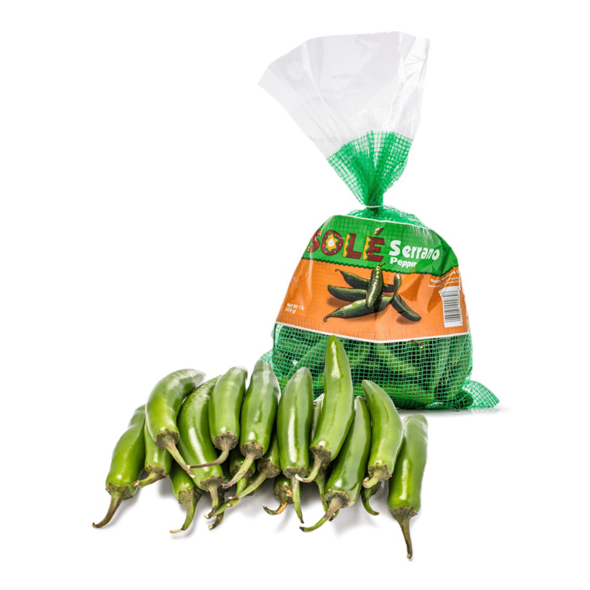 Serrano Chile Peppers 1 lb