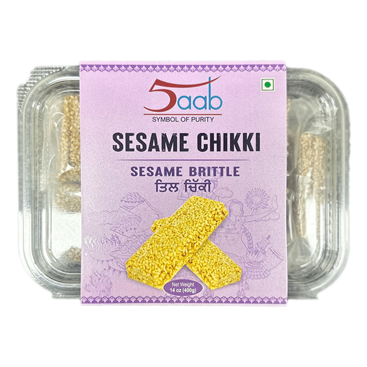 Chikki de Sésamo (Turrón de Sésamo), 5aab 400 g