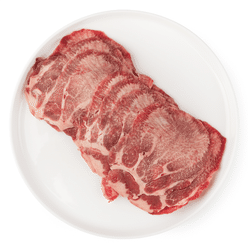 Japanese Style Skinless Beef Tongue Slices , Frozen 8 oz