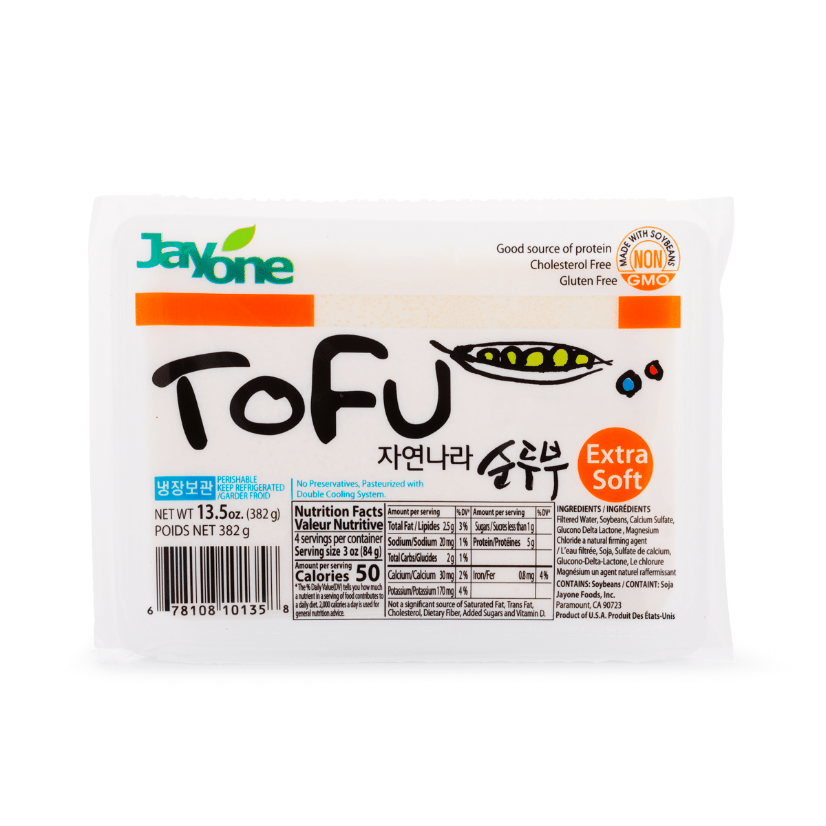 Jayone 全天然特嫩豆腐 13.5 盎司