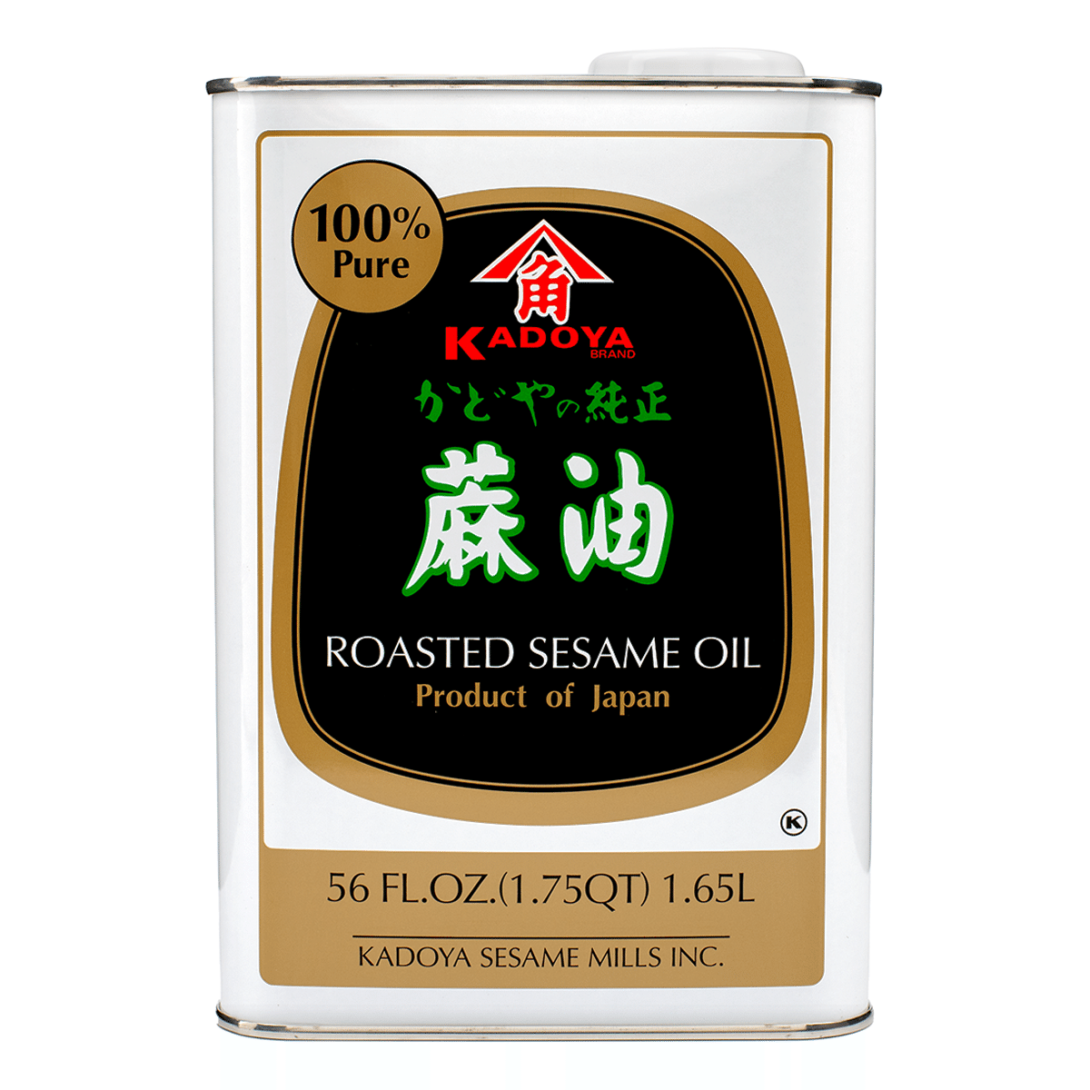 Kadoya 순수 참기름 1656 밀리리터*10 팩