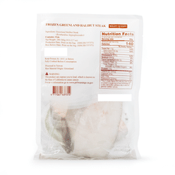 Greenland Halibut Steak A Grade, Frozen 10-13 oz