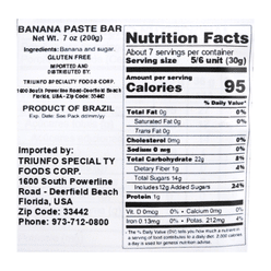 Paraibuna Traditional Banana Bar 200 g