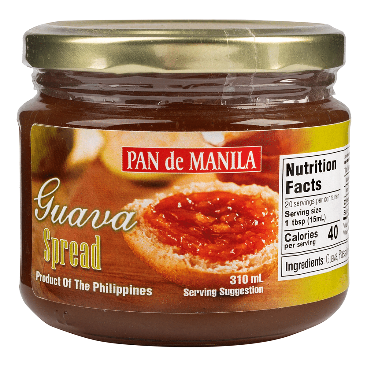 Creme de Goiaba Pan de Manila 310 ml
