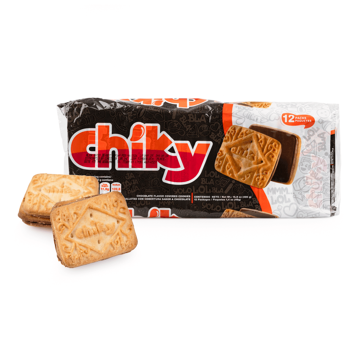 Chiky Chocolate Cookies 16.9 oz
