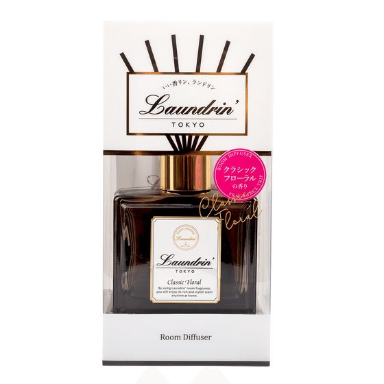 Laundrin' Tokyo Room Diffuser, Classic Floral Scent 80 ml