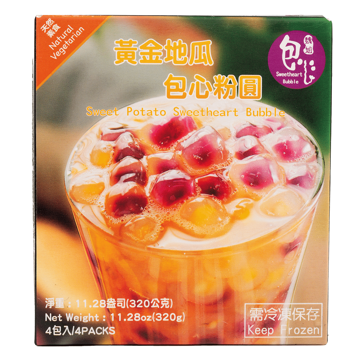 Trân Châu Nhân Khoai Lang Wei Sister 80g*4 320 g