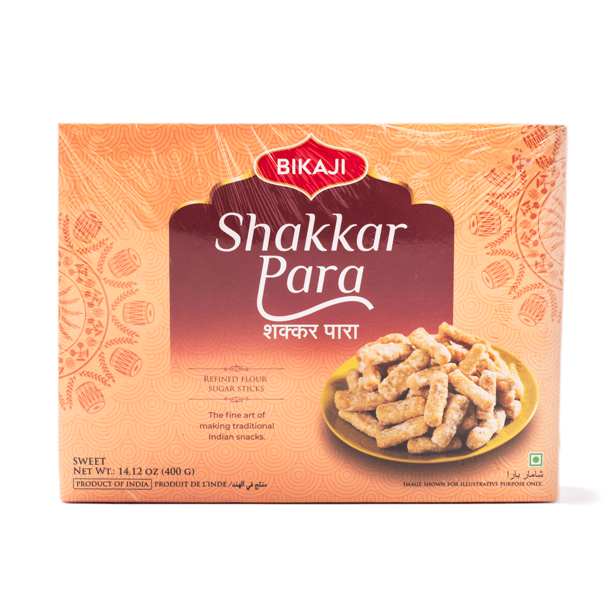Bikaji Shakkar Para (Refined Flour Sugar Stick) 400 g