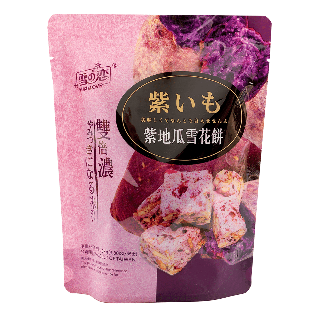 YUKI/LOVE SNOWFLAKE CAKE PPLE SWT POTATO 108 グラム*12 パック