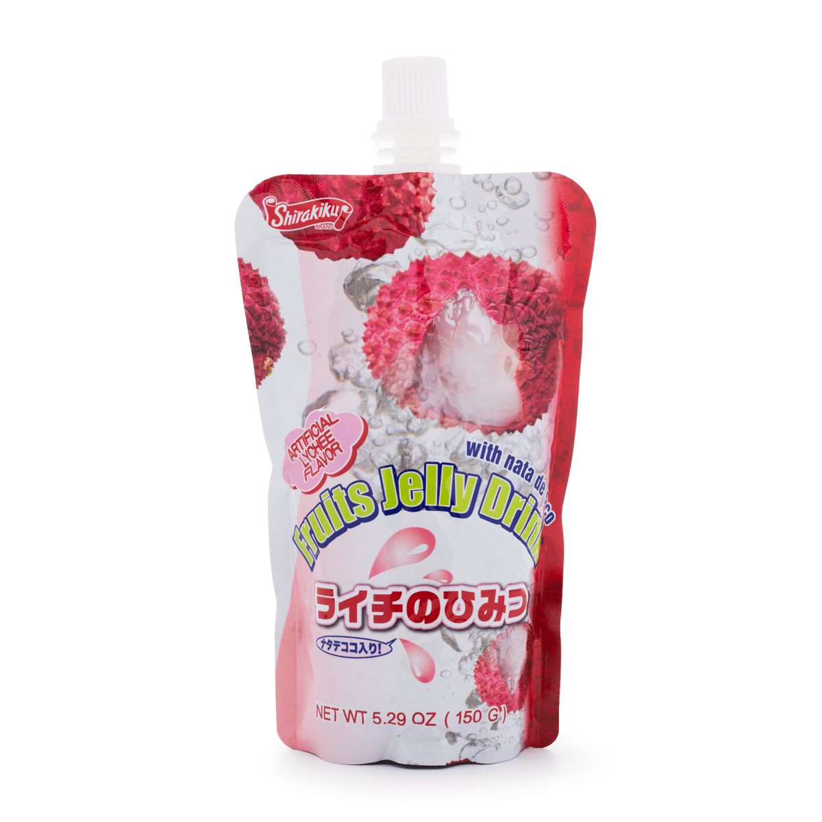 Shirakiku Fruits Jelly Drink, Lychee Flavor 150 กรัม