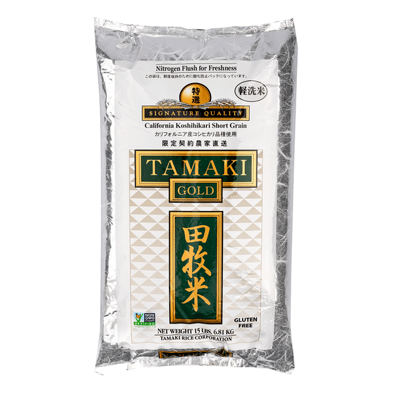 weee_dried_田牧米ゴールド カリフォルニア産コシヒカリ 15 ポンド