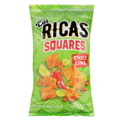 Las Ricas Squares Chile LIme Wheat Snacks 6.5 oz