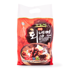 Surasang Morangak Spicy Cold Noodle with Seasoned Pollack (Bibim Nangmyun) 3 Servings, Frozen 2.23 lb
