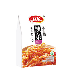 Weilong Mini La Tiao, Spicy Gluten Strips 360 g*12 pack