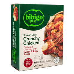 CJ Bibigo Korean Crunchy Chicken With Sweet & Spicy Sauce, Frozen 510 g