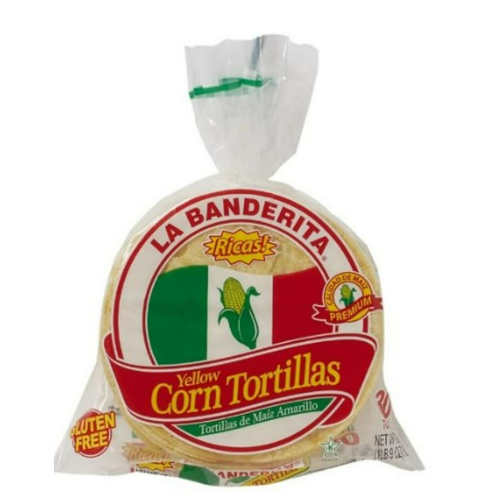 La Banderita Tortillas de maíz amarillo 0.83 onza(s)*30 unidades