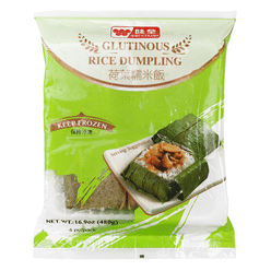 Wei Chuan Glutinous Rice Dumpling Wrapped in Lotus Leaf, Frozen 480 g