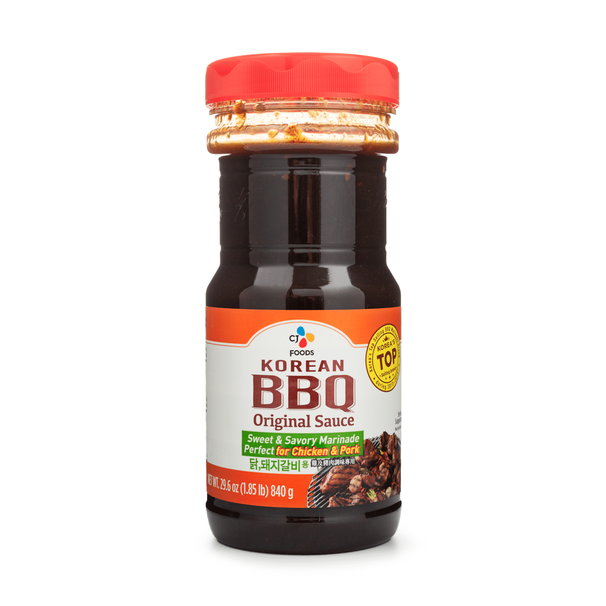CJ Foods 바베큐 닭 돼지갈비 양념 840 그램