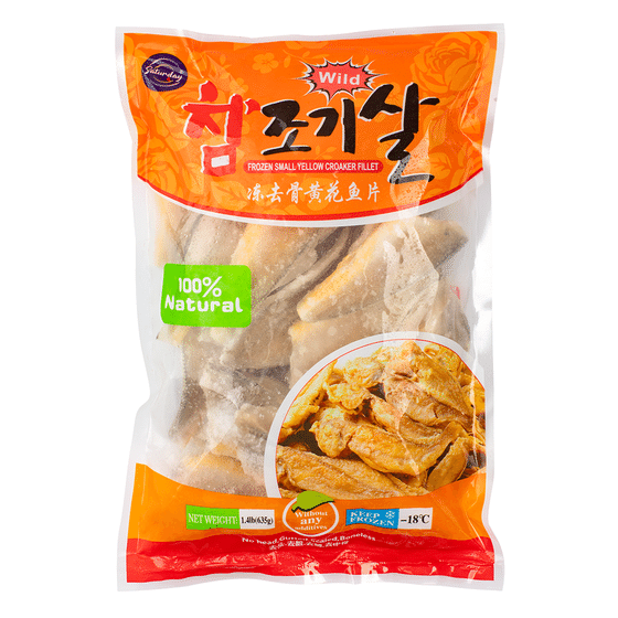 weee_seafood_Saturday Yellow Croaker Fillets, Frozen 1.12-1.4 lb