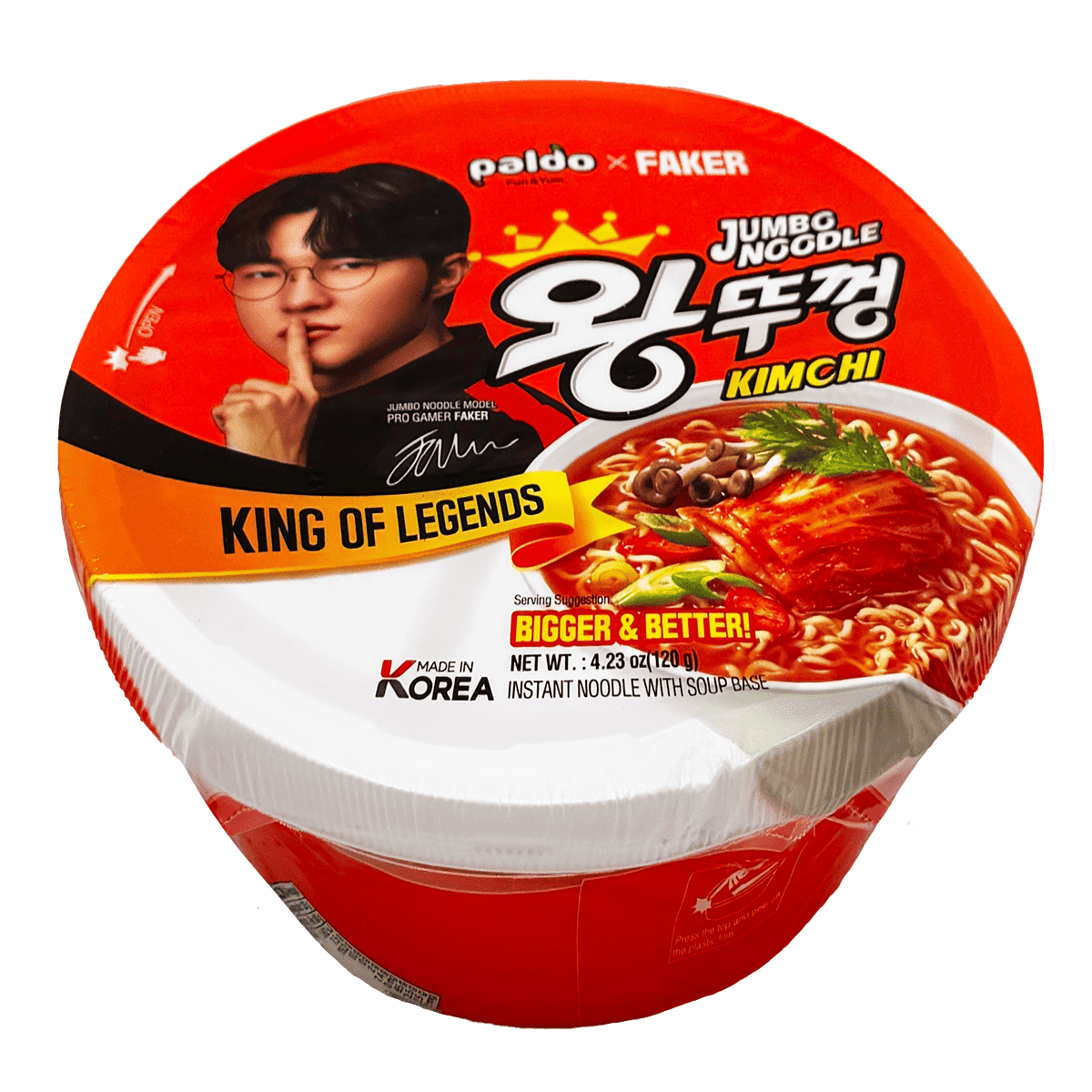 PALDO JUMBO NOODLE KIMCHI 4.23 oz