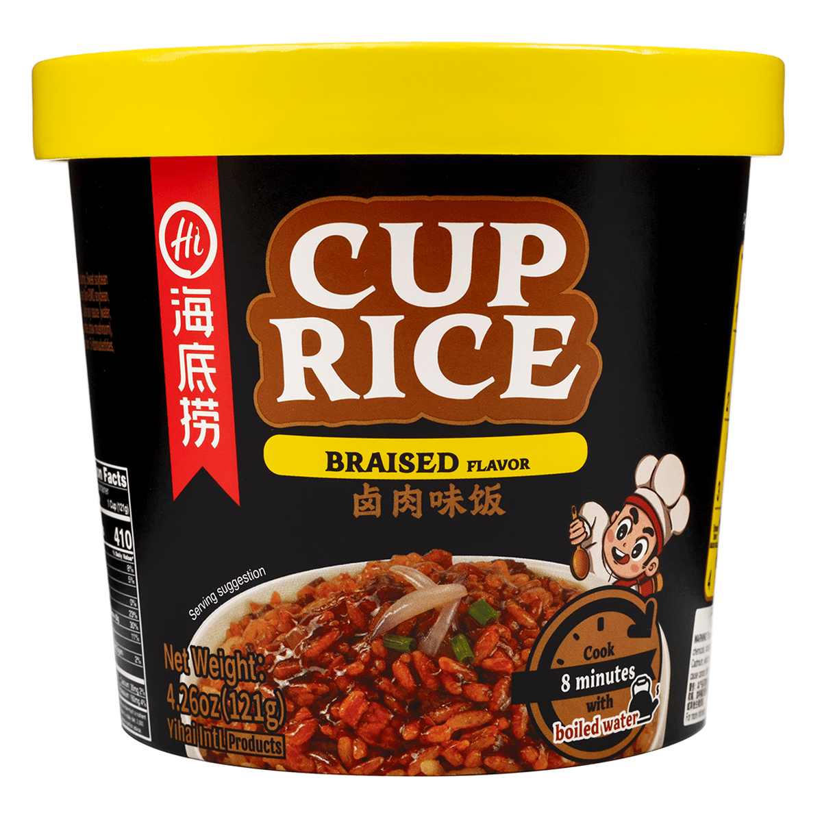 CUP RICE BRAISED FLAVOR 121 g