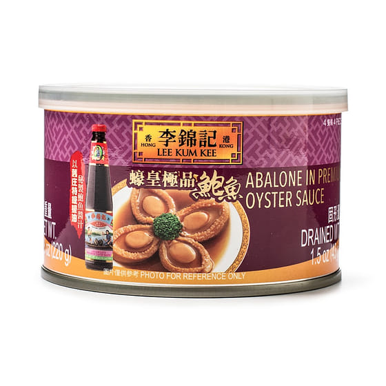 weee_canned_Lee Kum Kee Abalone in Premium Oyster Sauce, Ready to Eat 7.8 oz