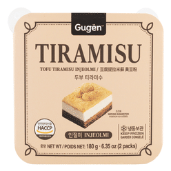 GUGEN Tofu Tiramisu Injeolmi flavor 2PK 6.35 oz