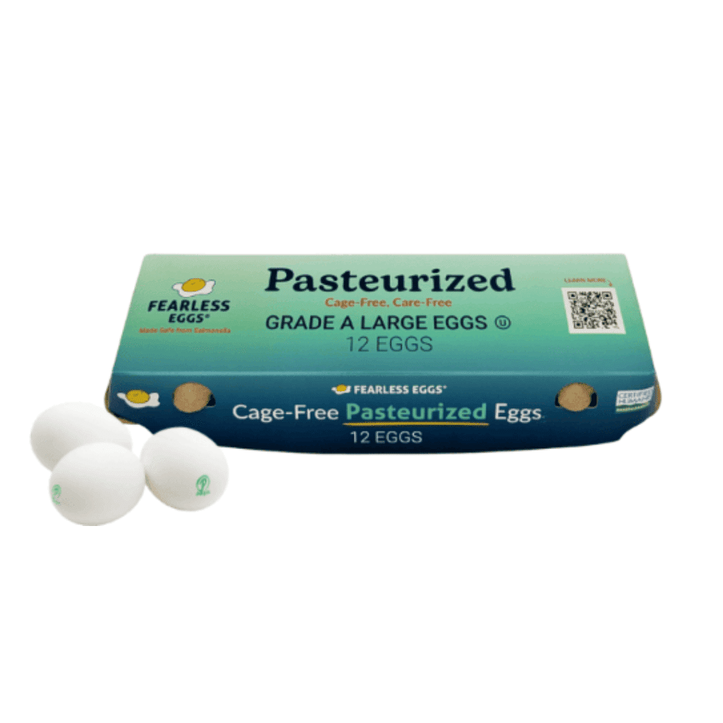 Fearless Pasteurized Eggs "Safe to eat raw" 12 cái