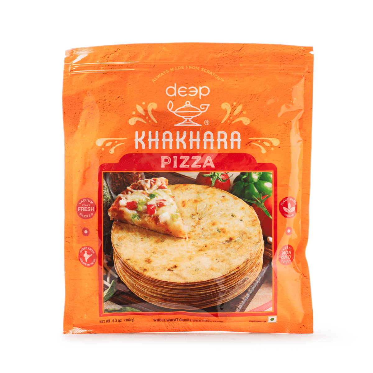 Deep 印度风味薄脆饼 披萨味 6.3 盎司
