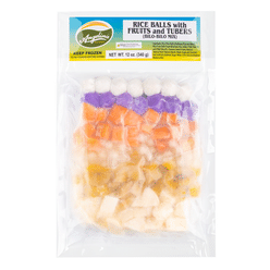 Angelina Bilo-Bilo Mix (Rice Balls With Fruits & Tubers) 340 g