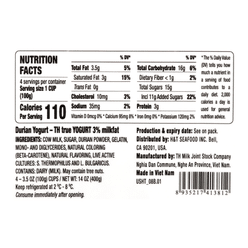 TH True Yogurt Durian Flavor, Air Shipped 400 g