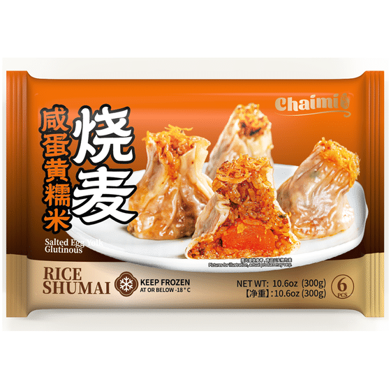 weee_frozen_Chaimi Salted Egg Yolk Glutinous Rice Shumai 6 pieces/pack 300 g