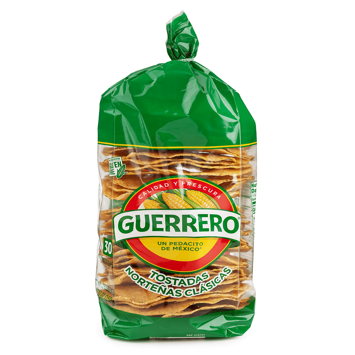 Guerrero Tostadas Nortenas Clasicas 30 Tostadas 12.37 onza(s)