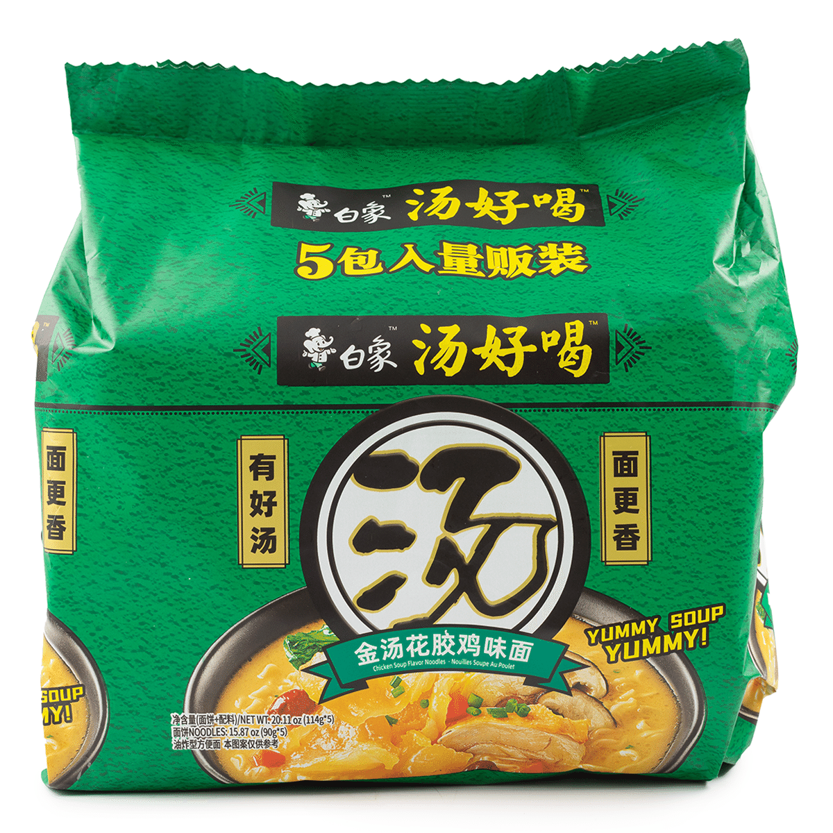 白象 湯好喝 金湯花椒雞味麵 5包 570 克