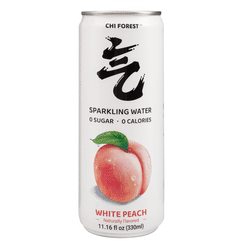 Genki Forest Sparkling Water, White Peach Flavor 330 ml*6 cans