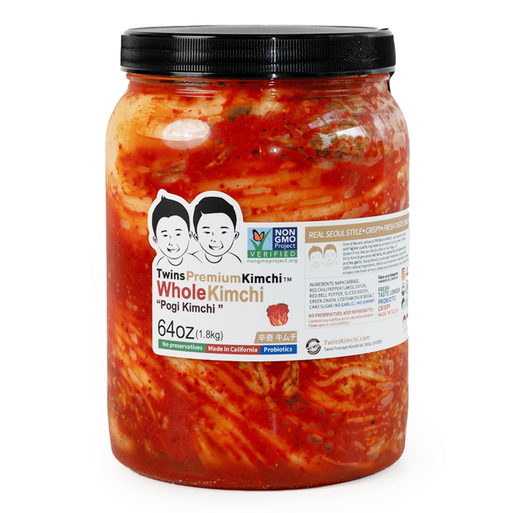 ●kimchi Twins Kimchi Sliced Kimchi 64oz 2Pack | Twins Premium Kimchi