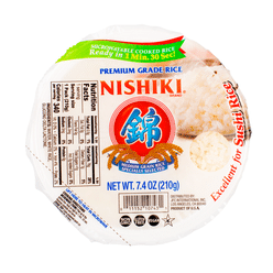 Nishiki Microwavable White Rice 6pks 7.4 oz