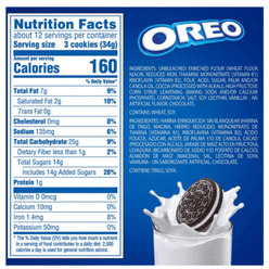Oreo original Chocolate Sandwich Cookies Party Size 24.16 oz
