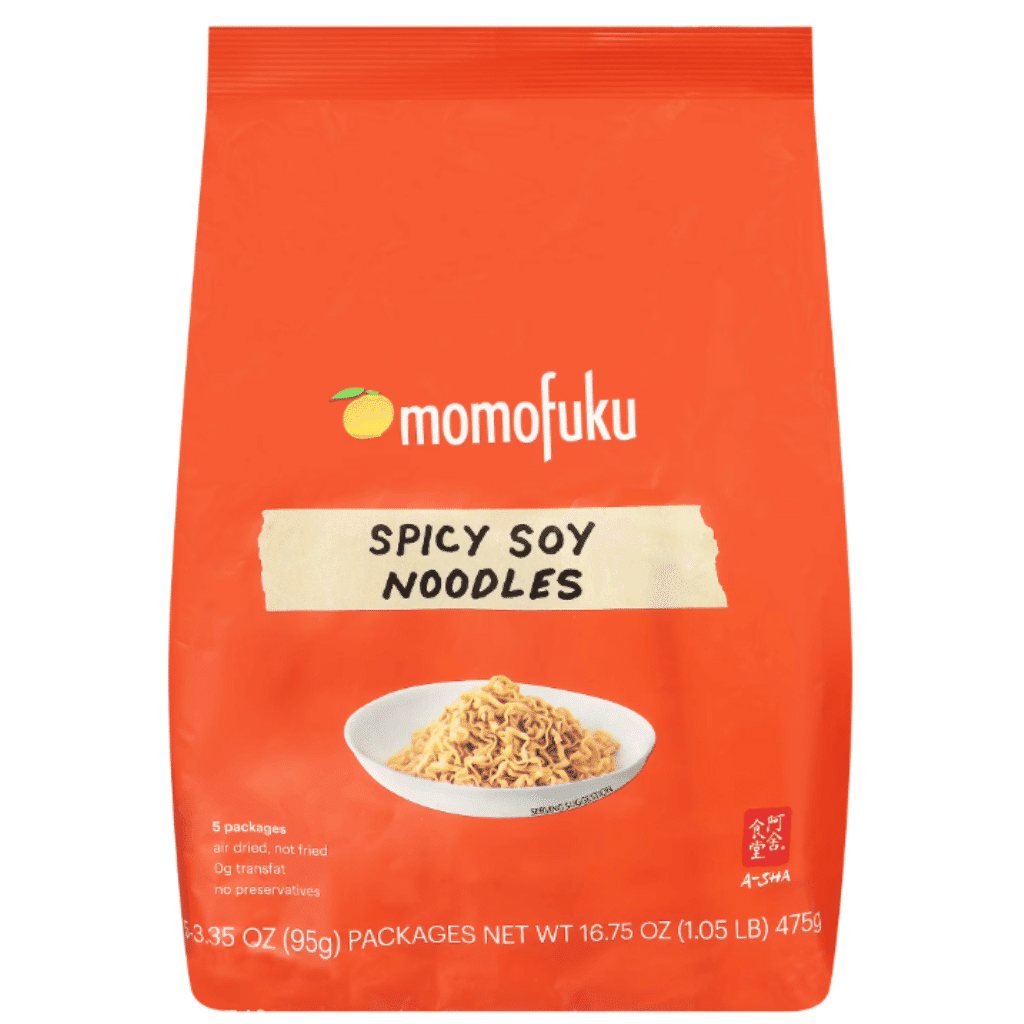 Fideos de Soja Picantes Momofuku 5pks 3.35 onza(s)*4 paquetes